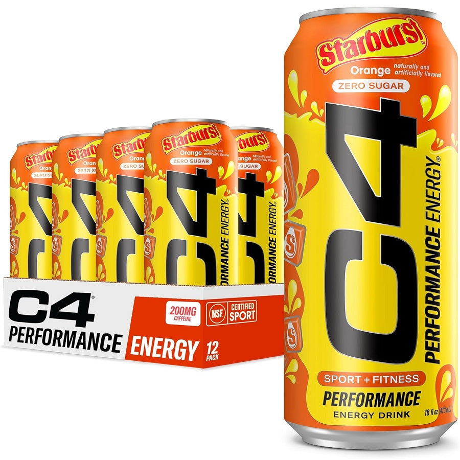 C4 Starburst Orange 473ml