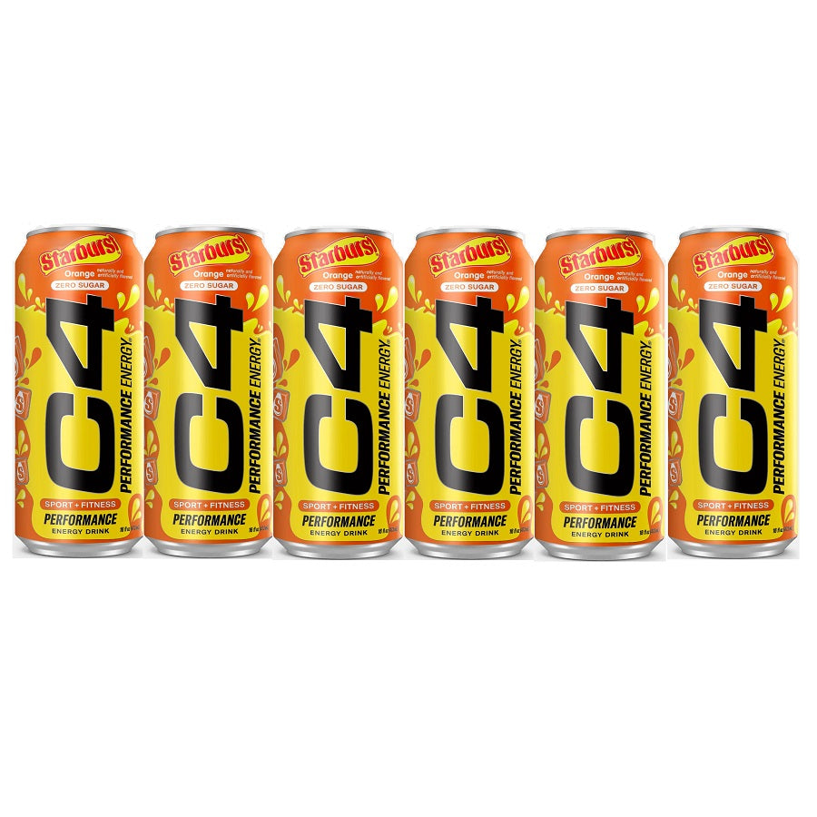 C4 Starburst Orange 473ml