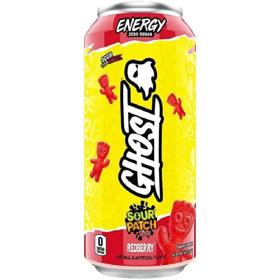 Ghost Sour Patch Kids Red Berry 473ml