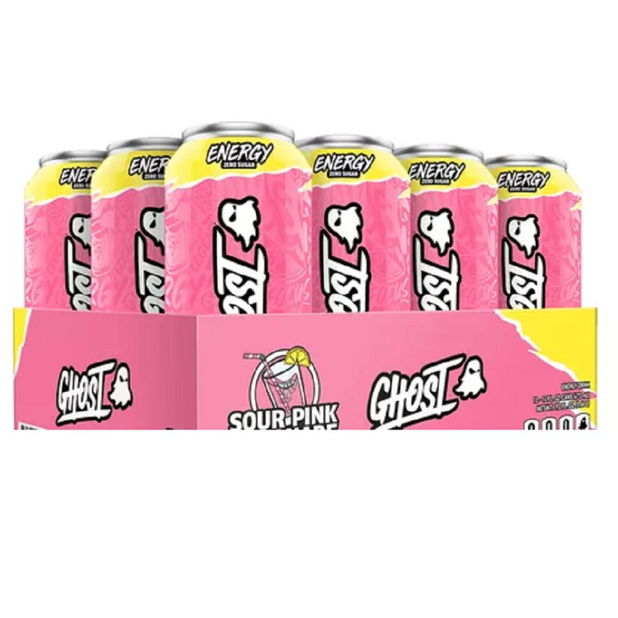 Ghost Sour Pink Lemonade 473ml