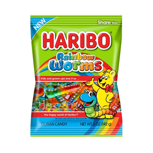 Haribo Rainbow Worms 142g