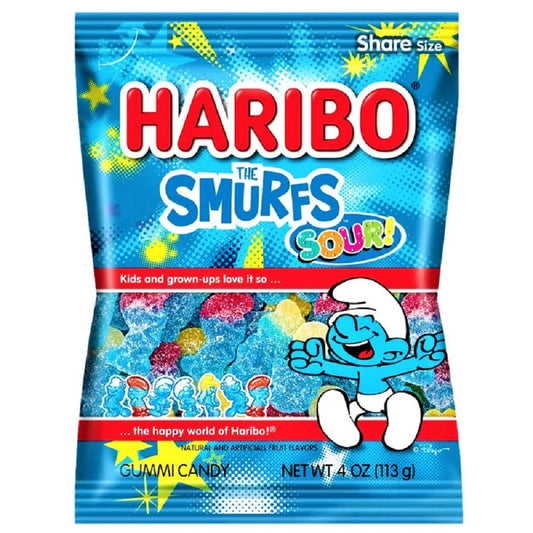 Haribo Sour Smurfs 113g