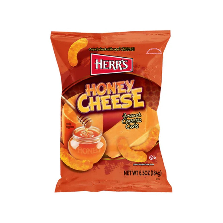 Herrs Honey Cheese Flavor Curls 184g