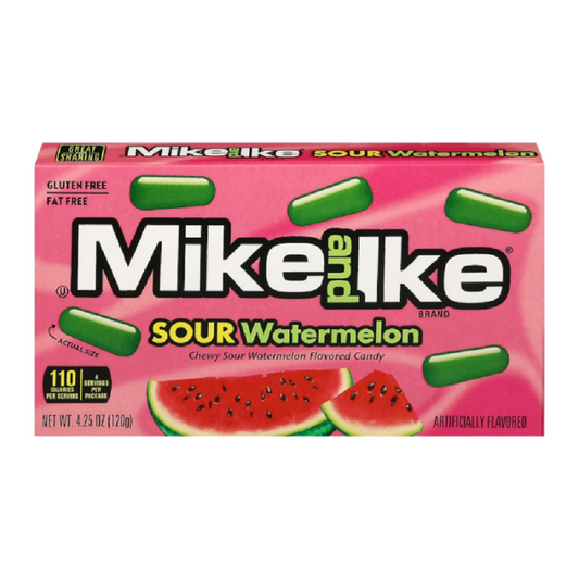 Mike and Ike Sour Watermelon Theatre Box 120g