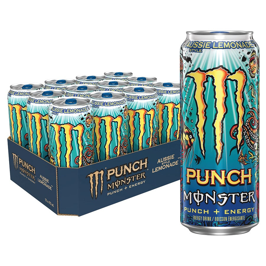 Monster Aussie Lemonade 473mL