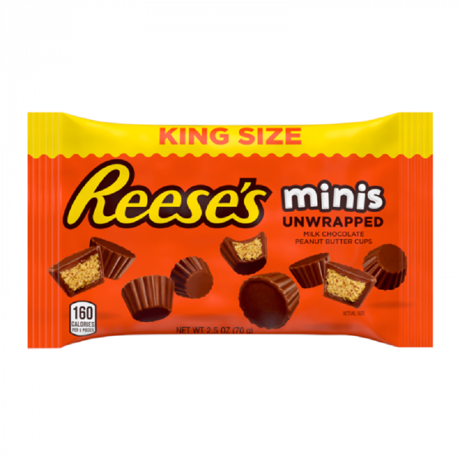 Reeses Mini Unwrapped King Size 70g