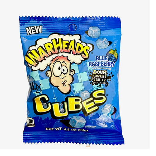 Warheads Cubes Blue Raspberry 99g