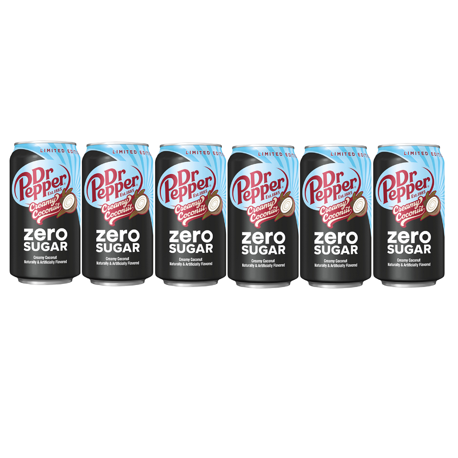 Dr Pepper Creauny Coconut  Zero Sugar 355ml